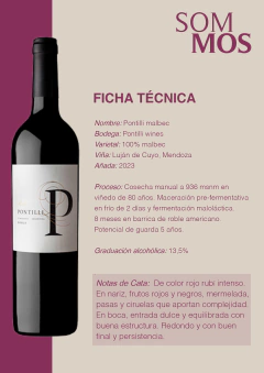 Malbec - Pontilli wines - Sommos wines