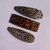 Animal Print Hairpins X3