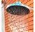 Ducha Fria de 10 Pol. para Piscina e Jardim Resistente Luxo SELLNEEDS