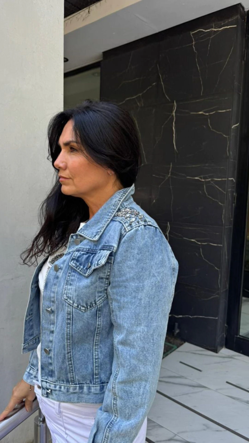 Campera Maria con piedras