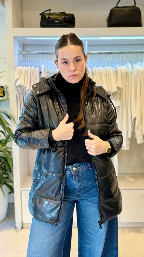 Campera Puffer Engomada