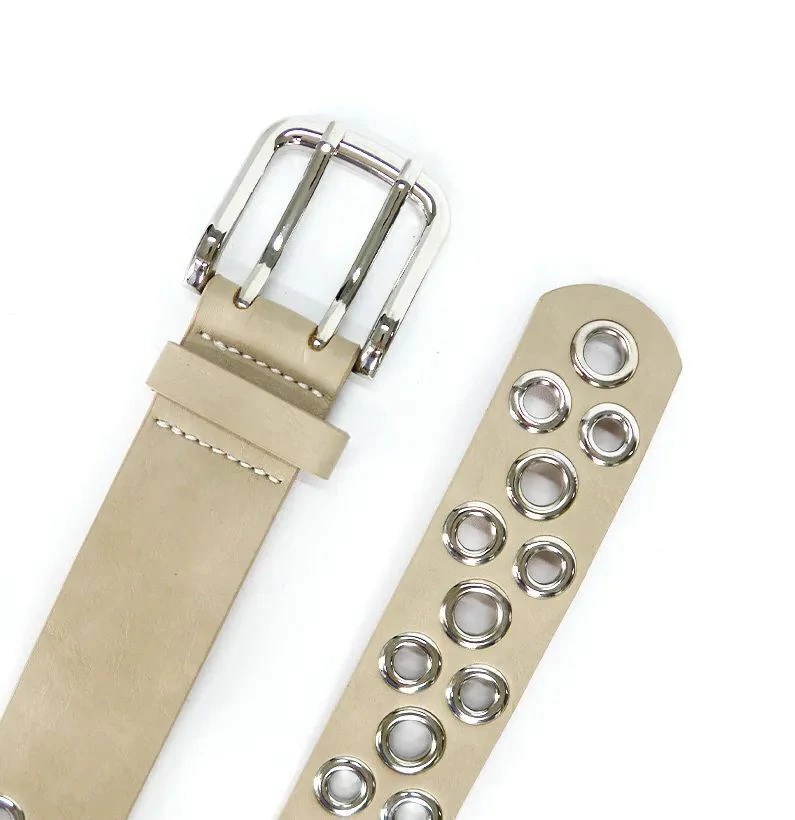 Cinto Cuero con Arandelas