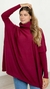 Polerón Poncho Oversize Símil Bremen - comprar online