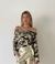 Remera Strapless Estampada