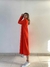 Vestido Escote v Liso - comprar online