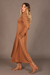 Vestido Escote v Liso - comprar online