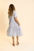 VESTIDO CAMISERO DE FIBRANA CELESTE ART 551 - comprar online