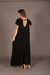 VESTIDO LISO LARGO JAMAICA NEGRO ART 393 - comprar online