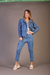 PANTALON CARGO DE JEANS AZUL - comprar online