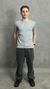 Imagem do Camiseta Canelada Cinza Baby look Masculino