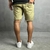 Short Caqui Rasgado Estilo Jogador - Marrom em SP