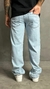 Imagem do Calça Balão Jeans Azul Claro Modelo Reta