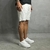 Short Creme Rasgado Estilo Jogador - Marrom em SP