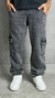 Calça Cargo Estonada Chumbo - comprar online