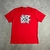 Camiseta Plus Size NK Graffiti Vermelha