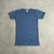 Camiseta Canelada Azul Baby Look Masculino na internet