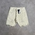 Short Creme Rasgado Estilo Jogador