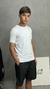 Camiseta Viscolycra Branco com Elastano Masculino - loja online