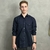 Camisa de Botão Sarja Azul Marinho