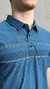 Camisa Polo Azul Marinho Com Elastano na internet