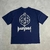 Camiseta Oversized Balen. Estampa nas Costas - Marrom em SP