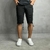 Bermuda Preto Rasgado Estilo Jogador - comprar online
