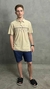 Camisa Polo Bege Com Elastano na internet