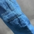 Calça Cargo Jeans Azul Escuro - Marrom em SP