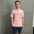 Camisa Polo Rosa Com Elastano