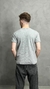 Camiseta Canelada Cinza Baby look Masculino