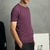 Camiseta Viscolycra Bordo com Elastano Masculino