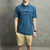 Camisa Polo Azul Marinho Com Elastano