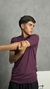 Camiseta Viscolycra Bordo com Elastano Masculino