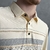 Camisa Polo Off White Com Elastano - Marrom em SP