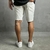 Short Creme Rasgado Estilo Jogador na internet