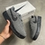 Tênis NK Air Force Chumbo Couro c/ Detalhe Vermelho - comprar online