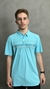 Camisa Polo Azul Claro Com Elastano na internet