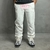 Calça Moletom Streetwear Marrom Off Bordado c/ Cordão
