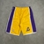 Bermuda de Basquete Lakers NBA Amarela