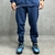 Calça Moletom Streetwear Marrom Company Azul Marinho