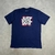 Camiseta Plus Size NK Graffiti Azul