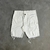 Short Creme Rasgado Estilo Jogador