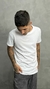Camiseta Linho Branco Masculino - comprar online