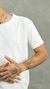 Camiseta Linho Branco Masculino