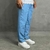 Calça Alfaiataria Azul Bebe na internet