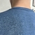 Camiseta Canelada Azul Baby Look Masculino - Marrom em SP
