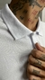 Camisa Polo Piquet Branca Básica - loja online