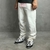 Calça Moletom Streetwear Marrom Off Bordado c/ Cordão na internet