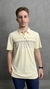 Camisa Polo Off White Com Elastano - Marrom em SP