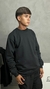Blusa Moletom Careca Marrom Company Preto